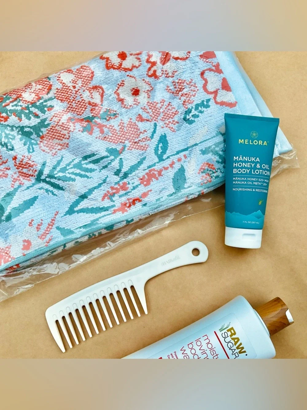 Anthro ❉ Lillian Cotton Floral Bath Towel in Blue